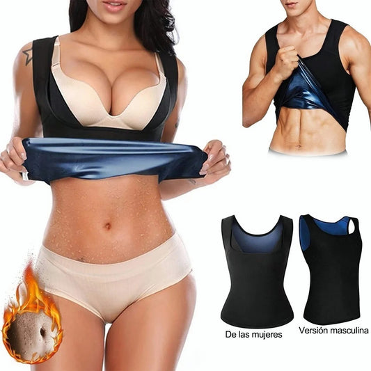 Hot Body Fit // Chaleco Faja Reductora Térmica // Modelo Diferenciado para Hombre y Mujer